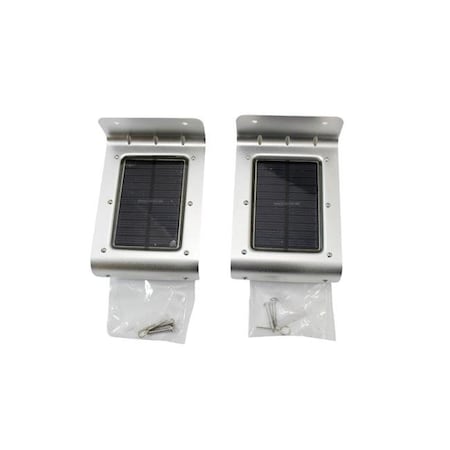 Unilution Unilution 86332-2Pack EcoGecko Weatherproof 16 Bright LED Wireless Solar Powered Motion Sensor Light - Pack of 2 86332-2Pack